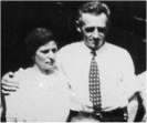 Remigio Cuminetti e sua moglie Albina Protti in una foto del 1938.